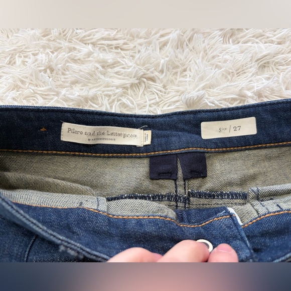 Anthropologie Pilcro Ultra High-Rise Slim Flare Jeans - size 27 - Picture 8 of 14